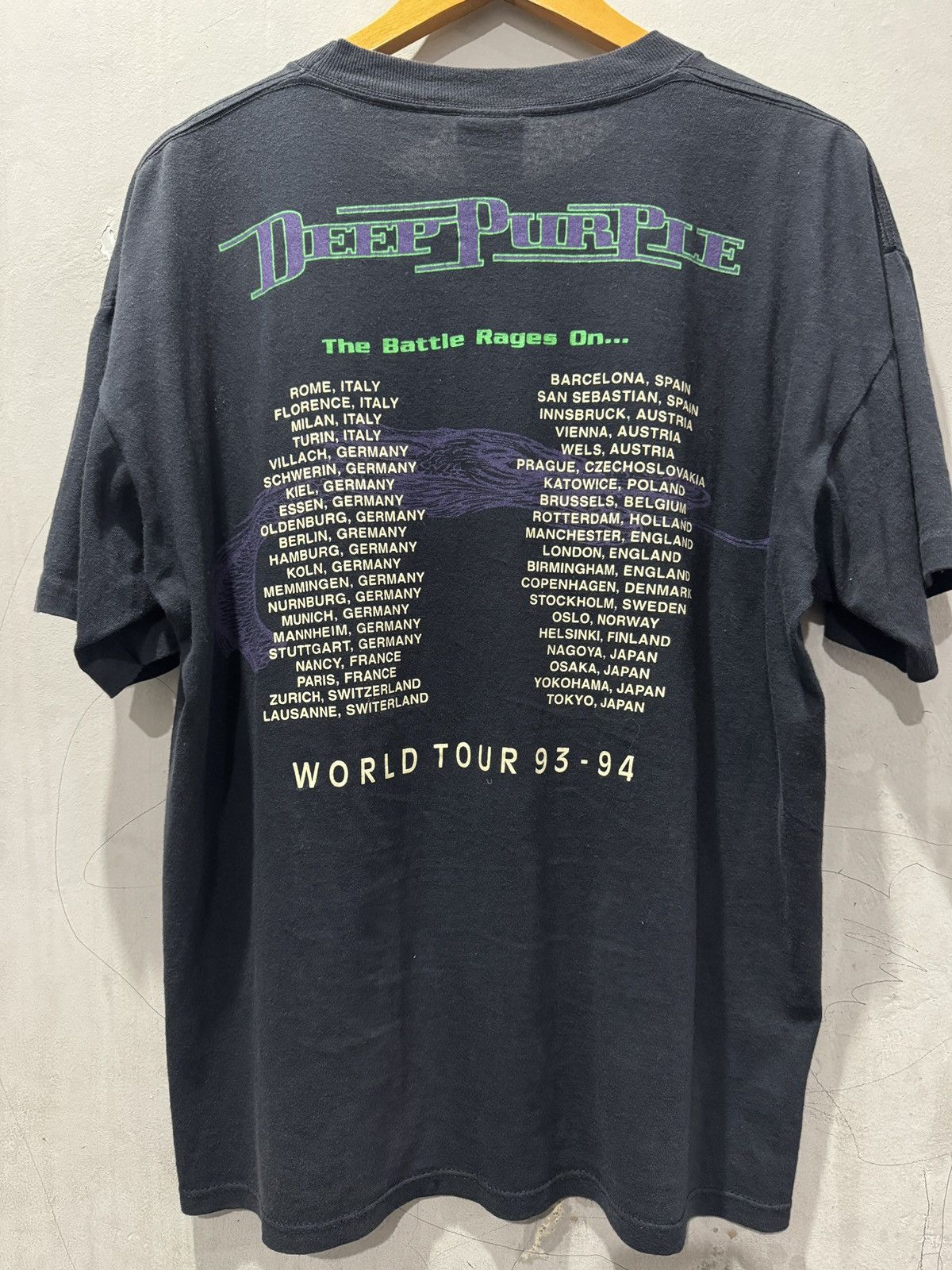 Band Tees Vintage Deep Purple Size US L / EU 52-54 / 3 - 6 Thumbnail
