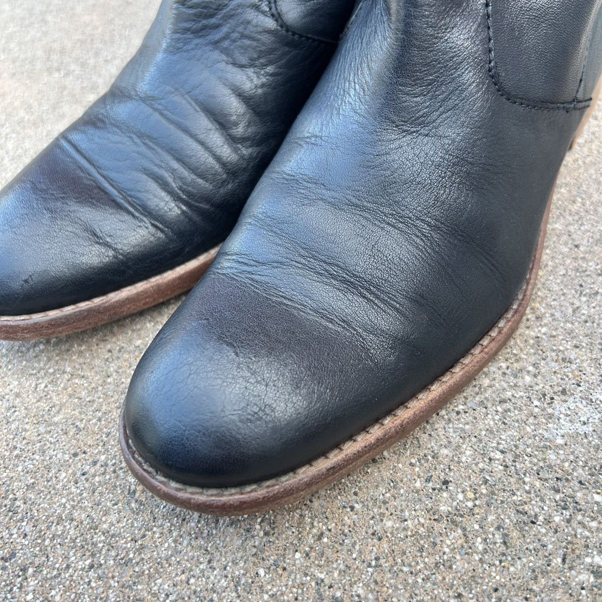 Zadig & Voltaire ZADIG & VOLTAIRE~Black Leather Studded Ankle Bootie~7/7.5/38 Size US 8 / IT 38 - 5 Thumbnail