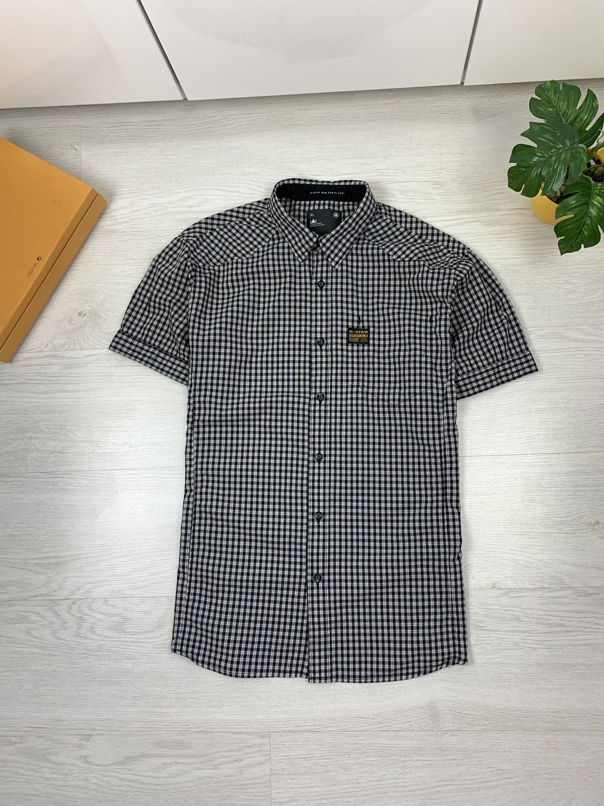 G-Star G-STAR RAW Vintage Short Sleeve Button Shirt Mens Size L Size US L / EU 52-54 / 3 - 1 Thumbnail
