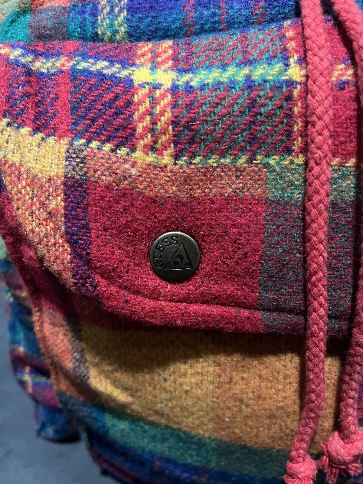 Guess Authentic Vintage GUESS Made in Usa Backpack Size ONE SIZE - 7 Thumbnail