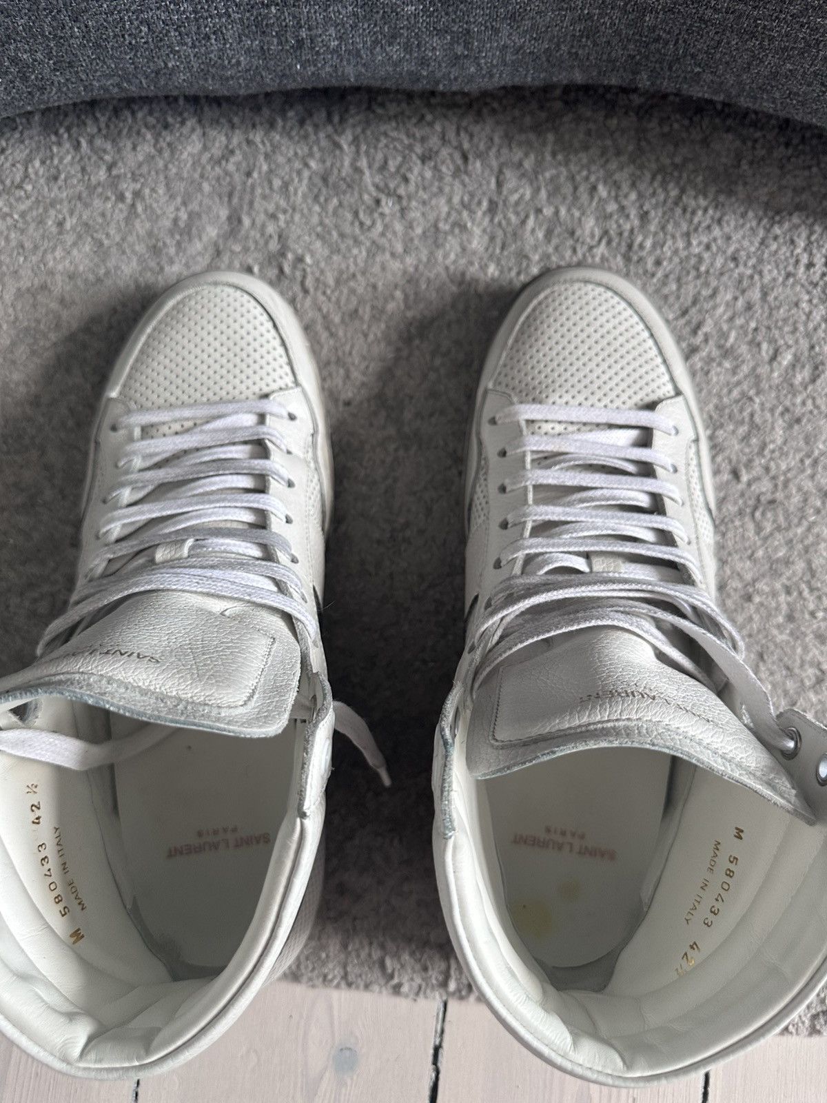 Saint Laurent Paris Saint Laurent SL/10H Hi top Size US 9.5 / EU 42-43 - 12 Thumbnail