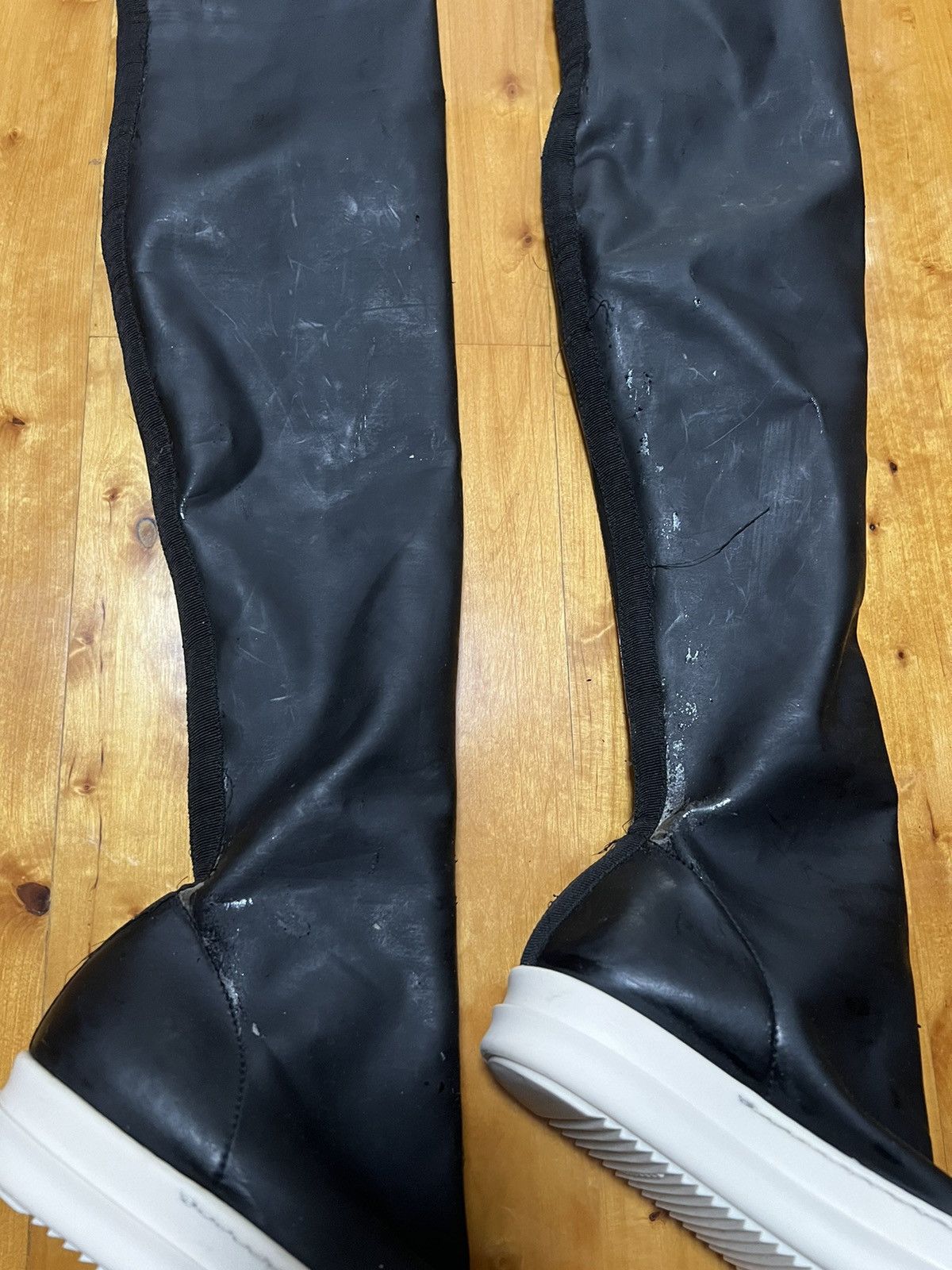 Rick Owens Drkshdw Rick owens drkshdw ramones thigh high sock sz35.5 Size US 5.5 / IT 35.5 - 7 Thumbnail