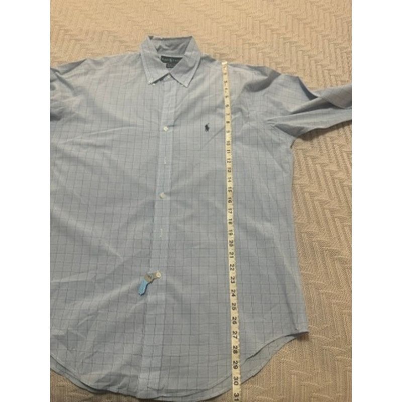Ralph Lauren Ralph Lauren blue plaid Yarmouth button down size 15.5 Size US M / EU 48-50 / 2 - 7 Thumbnail