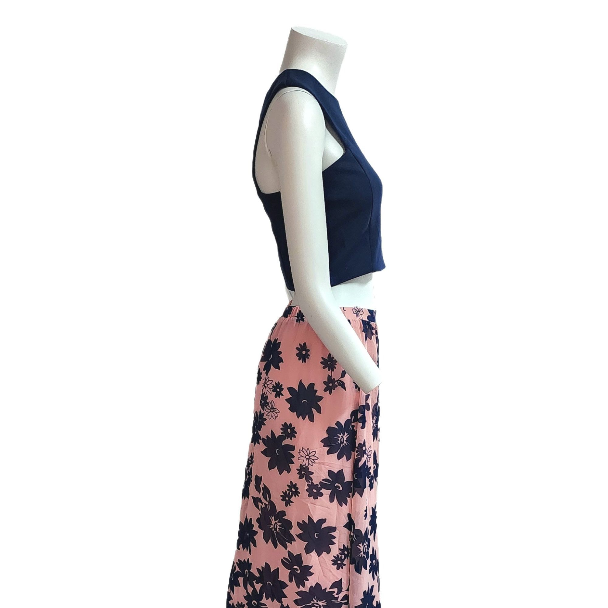 Other Teen Big Girls 2pc Floral Sleeveless Dress NWT Size 16 XL C Size XS / US 0-2 / IT 36-38 - 3 Thumbnail