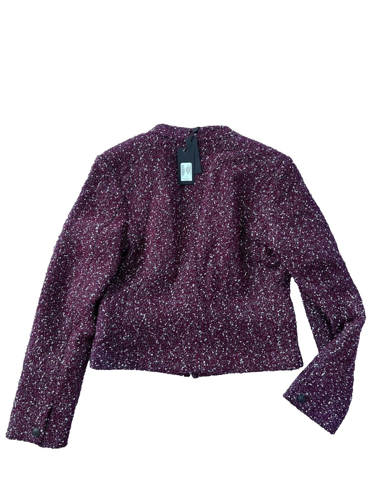 Rag & Bone Rag & Bone New York Valerie Tweed Blazer Burgundy ( 6 ) Size M / US 6-8 / IT 42-44 - 6 Thumbnail