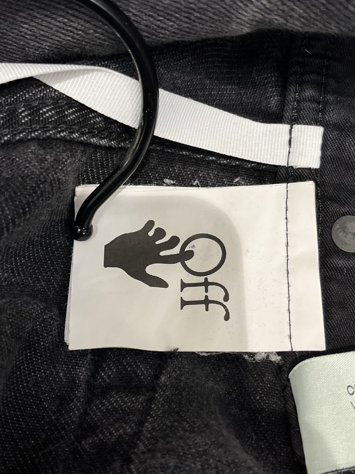 Off-White Off-White Denim Logo Jeans Black Size US 30 / EU 46 - 6 Thumbnail
