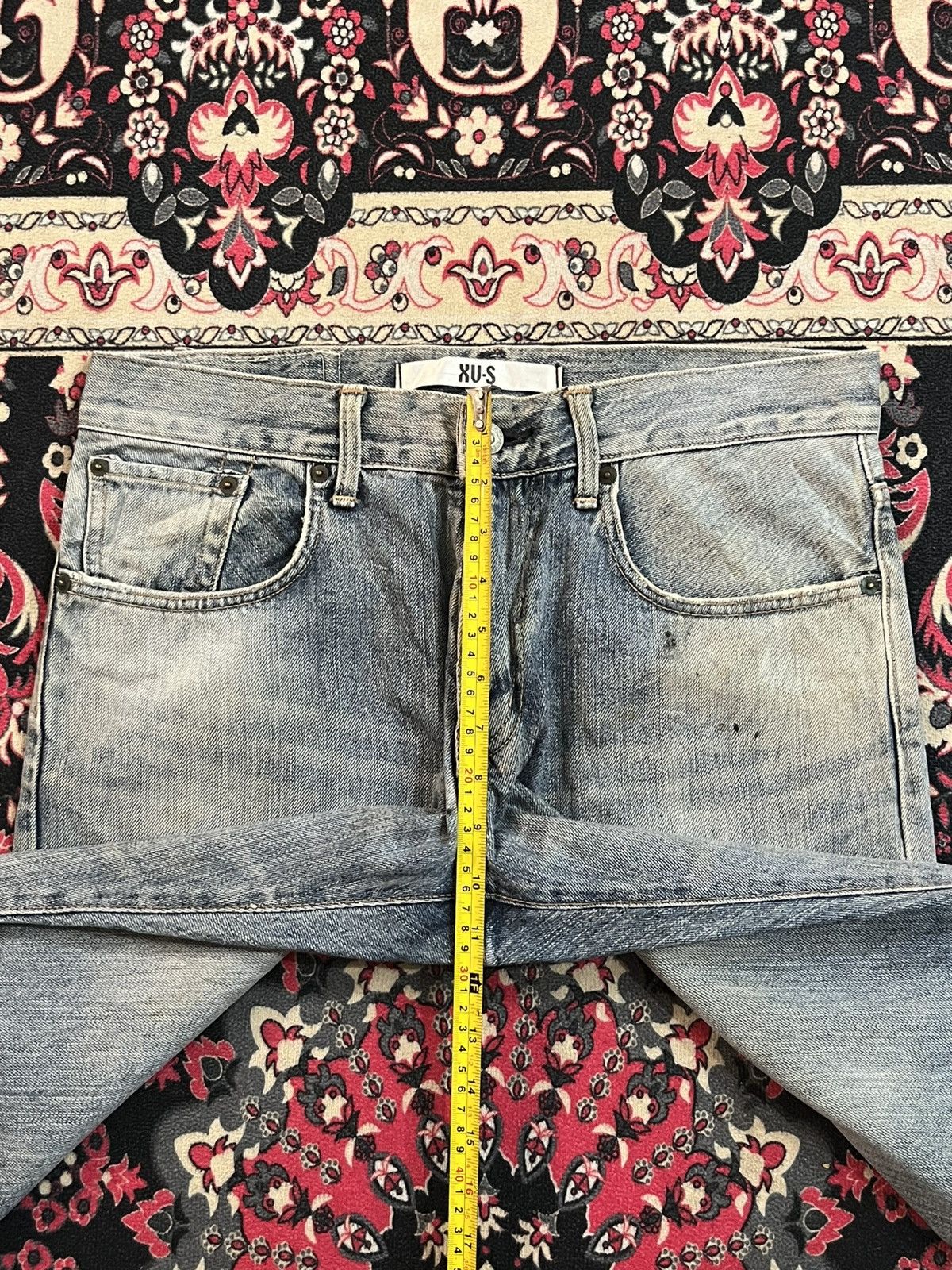 Edwin Vintage Edwin XVS Light Blue Washed Straight Leg Jeans Size US 32 / EU 48 - 13 Thumbnail