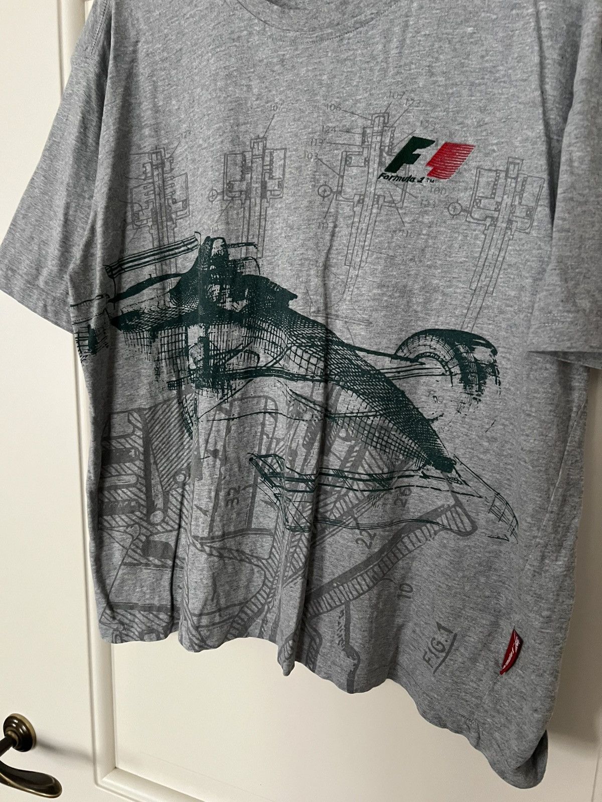 Formula 1 Vintage Racing Formula Uno Tee F1 T-Shirt Size US L / EU 52-54 / 3 - 5 Thumbnail