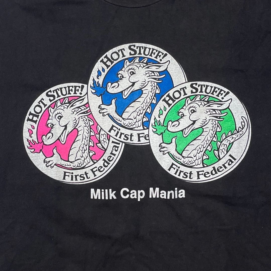 Vintage Vintage 90s Milk Cap Mania tee Size US M / EU 48-50 / 2 - 2 Thumbnail