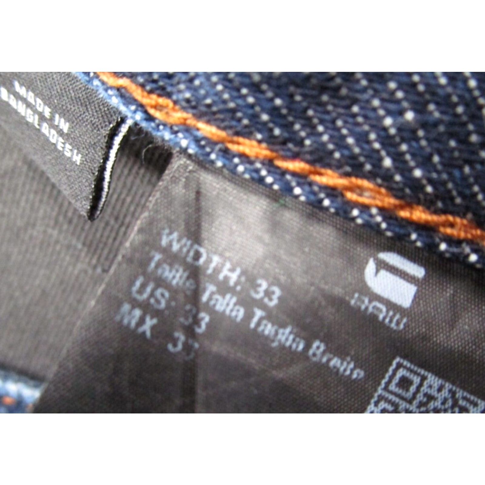 G-Star G-Star Men's Blue Denim Shorts Size 33 Classic Fit Button Fly Skate Moto Casual Size US 33 - 3 Thumbnail