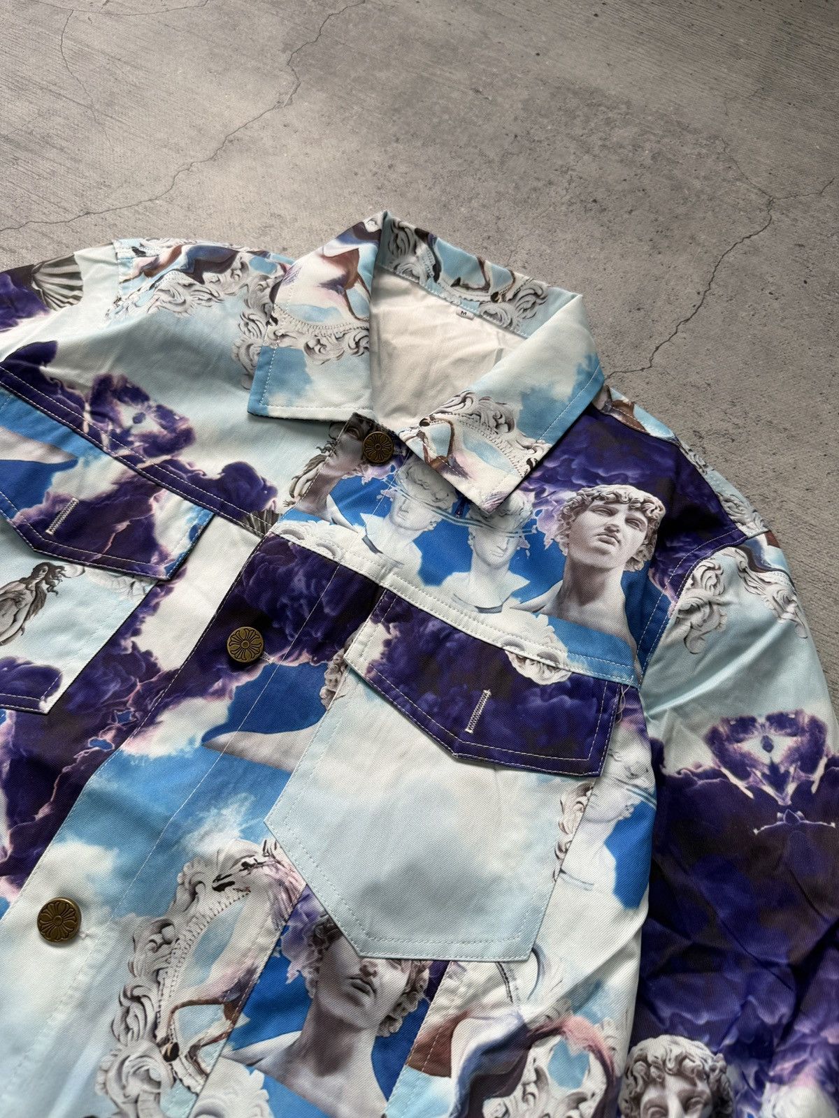 Nike Vintage over print statue of liberty Y2K Jacket Size US M / EU 48-50 / 2 - 7 Thumbnail