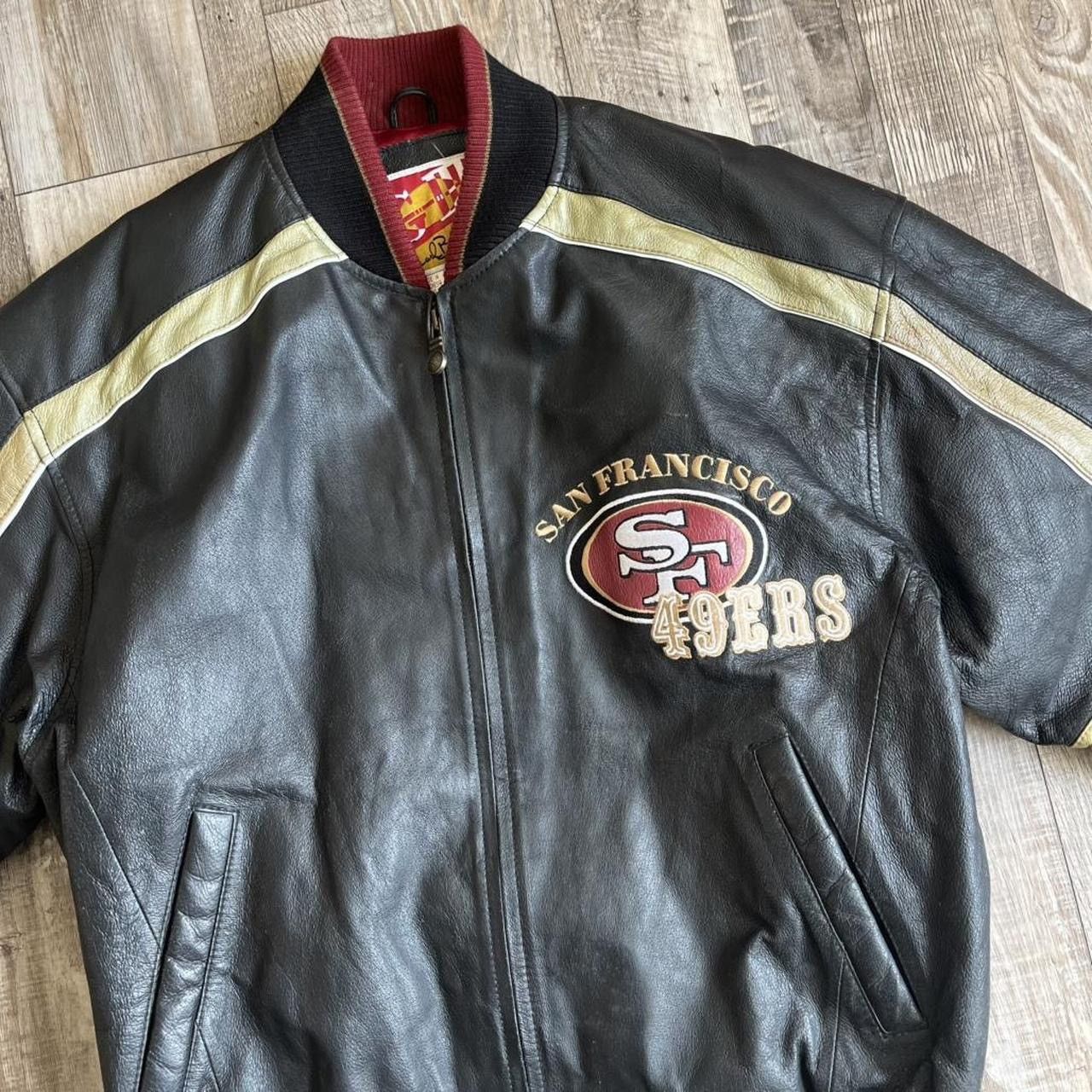 NFL Vintage San Francisco 49s leather jacket Size US L / EU 52-54 / 3 - 3 Thumbnail