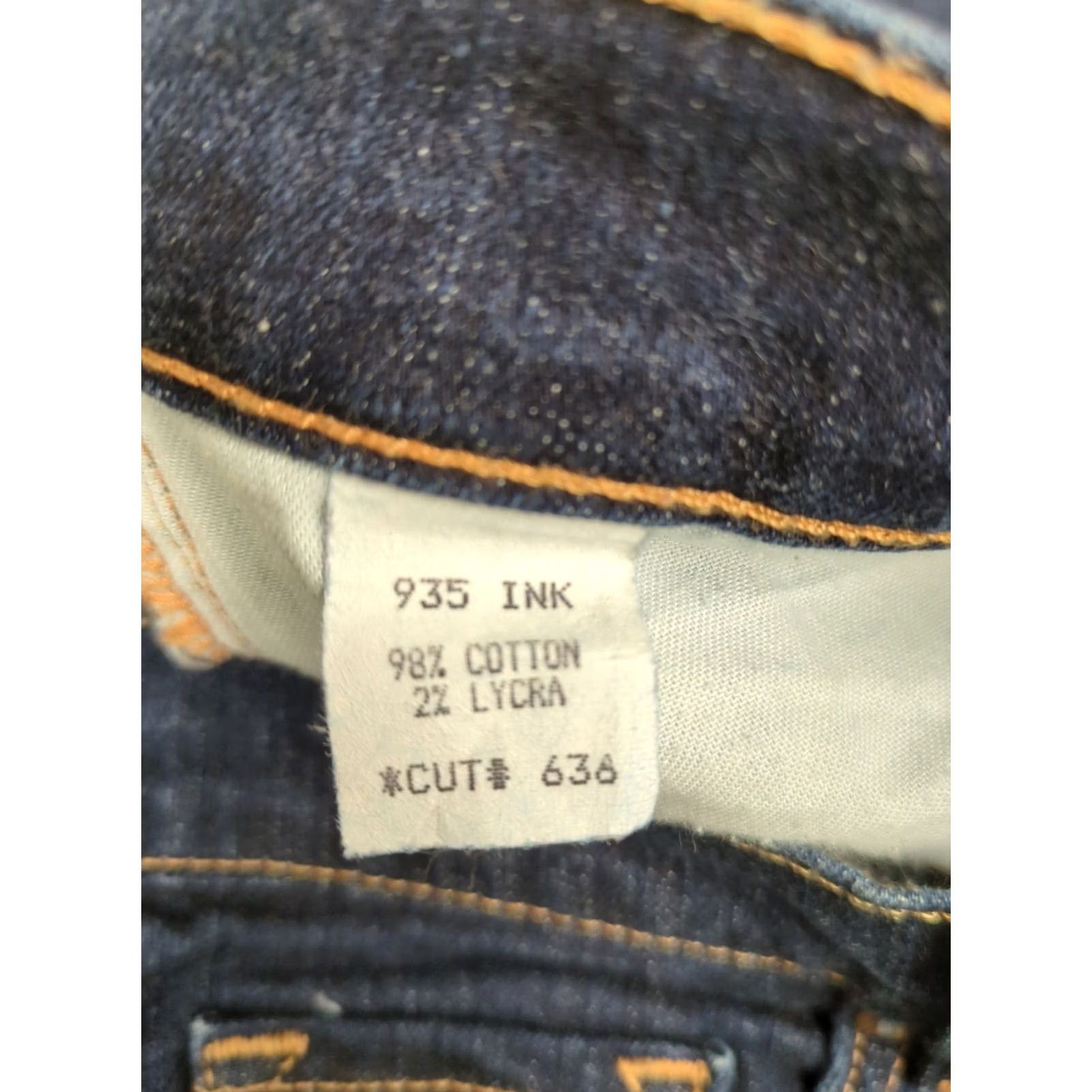 J Brand J Brand Jeans Dark Wash Womens 28 Straight Cotton Blend Inseam 28 Blue 28 Size 28" / US 6 / IT 42 - 3 Thumbnail