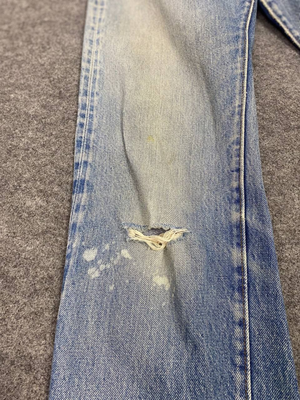 Levi's vintage 80s levis 501 selvedge distressed denim nice design Size US 28 / EU 44 - 15 Thumbnail