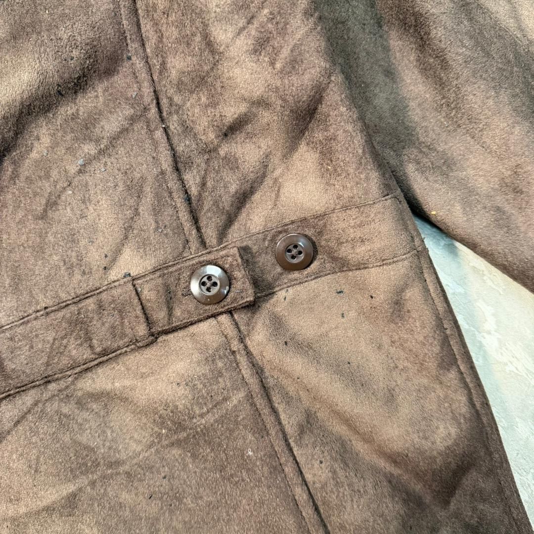 Japanese Brand Japanese Brand Next Standard Sherpa Suede Leather Jacket Size US XL / EU 56 / 4 - 6 Thumbnail