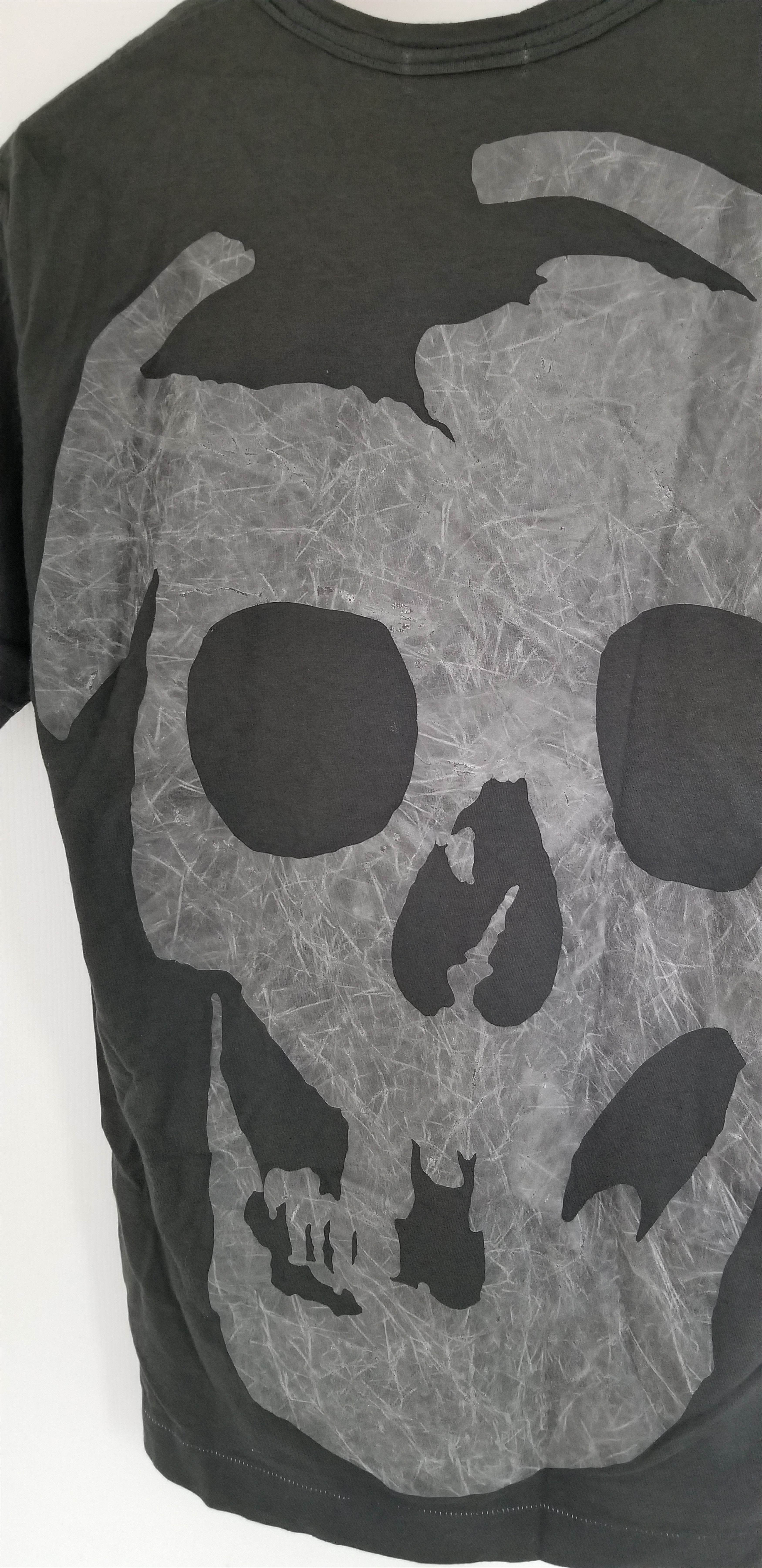 Comme des Garcons Homme Plus Comme Des Garcons Homme Plus Digenova Black Grey Skull Shirt Size S / US 4 / IT 40 - 6 Thumbnail
