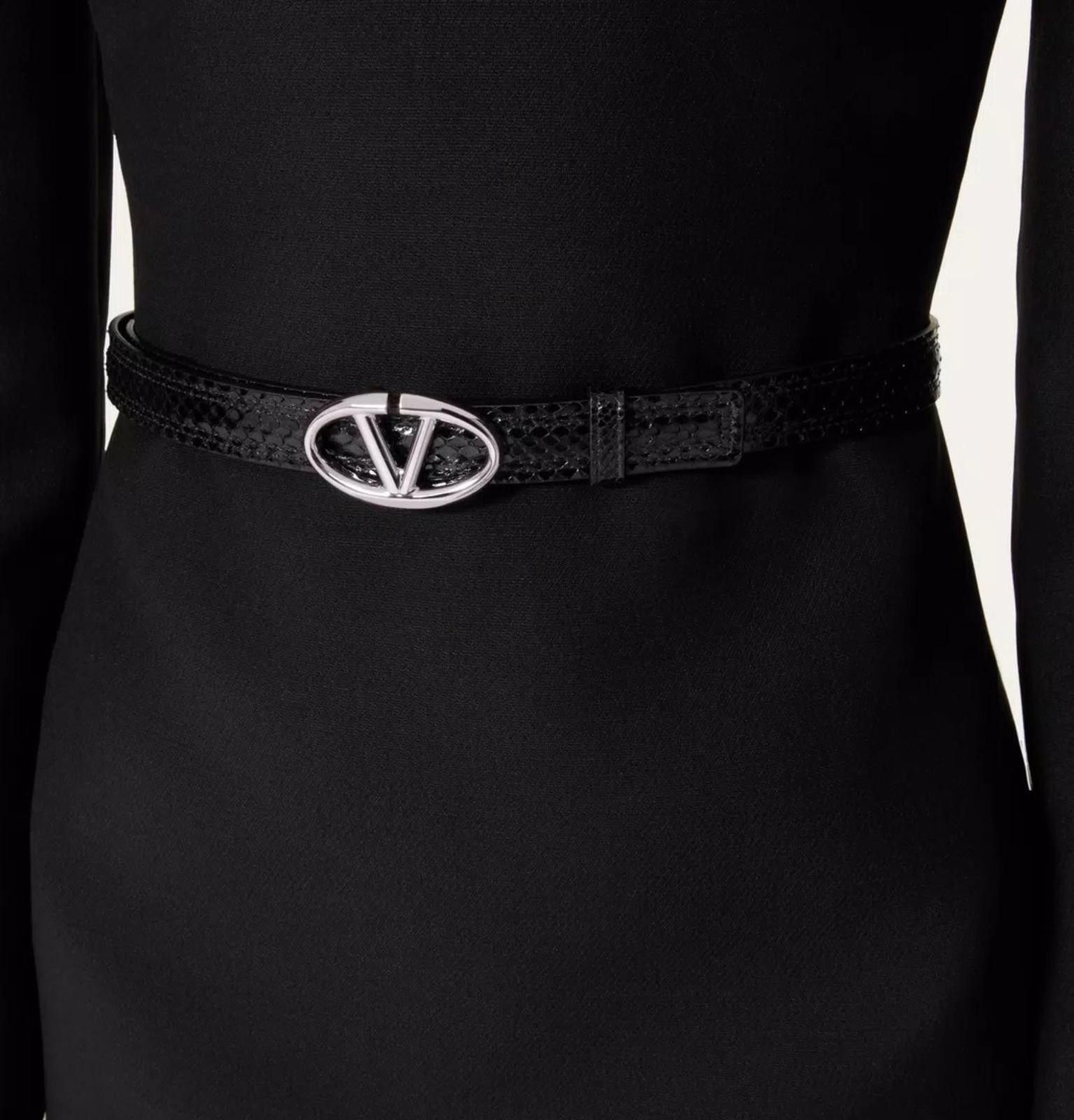 Valentino Valentino Vlogo The Bold Edition Belt 20 Mm Size 95 Size ONE SIZE - 5 Thumbnail