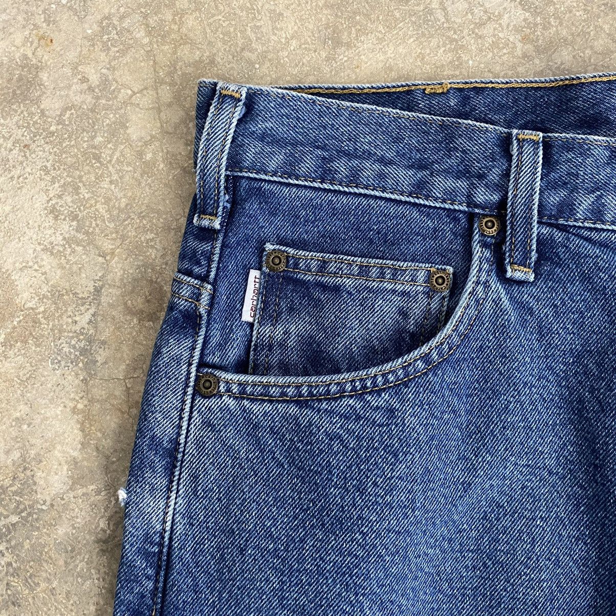Carhartt Vintage Carhartt Blanket Lined Relaxed Fit Denim Jeans Size US 35 - 13 Thumbnail