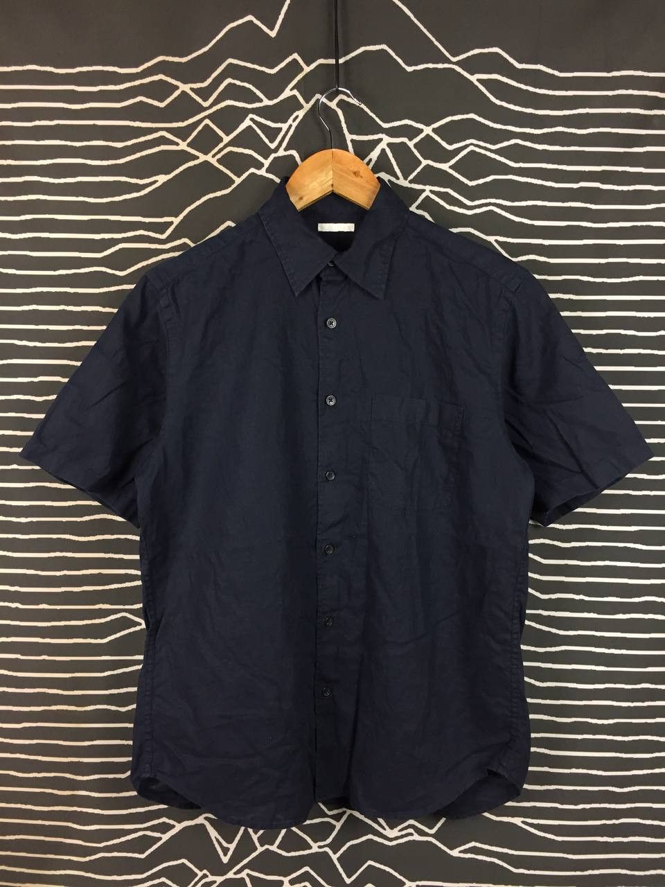 GU GU Japan Linen-Cotton Blend Button Down Shirt Size US S / EU 44-46 / 1 - 1 Thumbnail