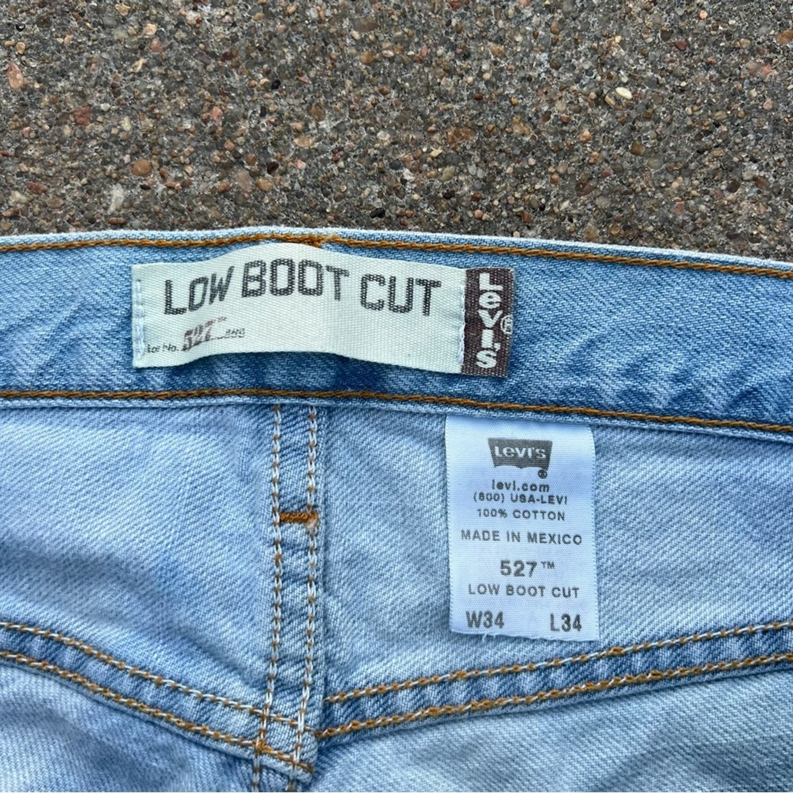 Levi's Levi’s 527 Low Boot Cut Jeans upcycle patch art Jack Daniels Size US 34 / EU 50 - 5 Thumbnail