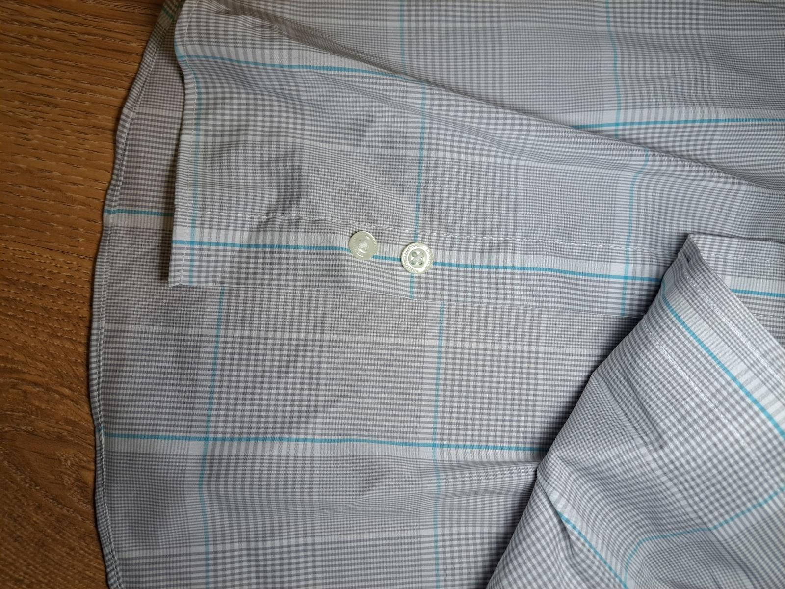 Polo Ralph Lauren Ralph Lauren Dress Shirt Mens Small 14.5-32/33 Gray Plaid Size 36R - 6 Thumbnail