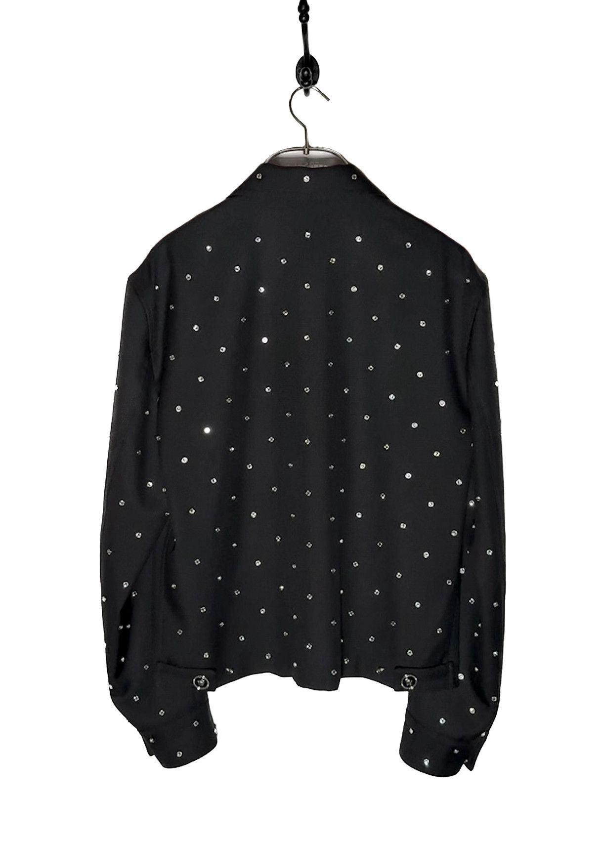 Versace Versace Crystal Ciello Stellato Black Cavallery Jacket Size US S / EU 44-46 / 1 - 6 Thumbnail