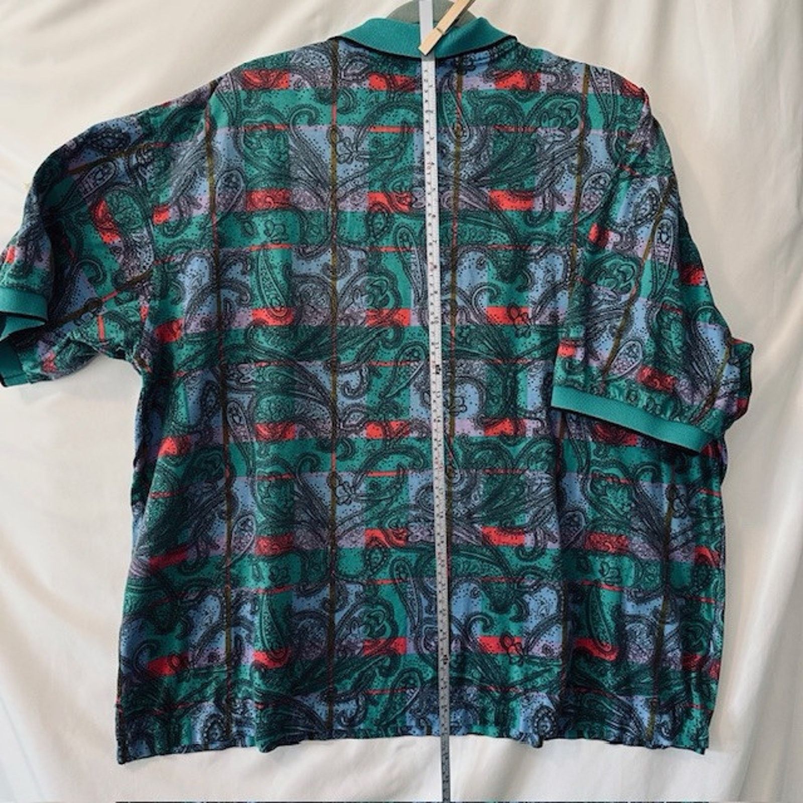 Other Nicklaus (Jack)Golf Shirt Polo 2XL Paisley Green/Blue/Orange Size US XXL / EU 58 / 5 - 7 Thumbnail