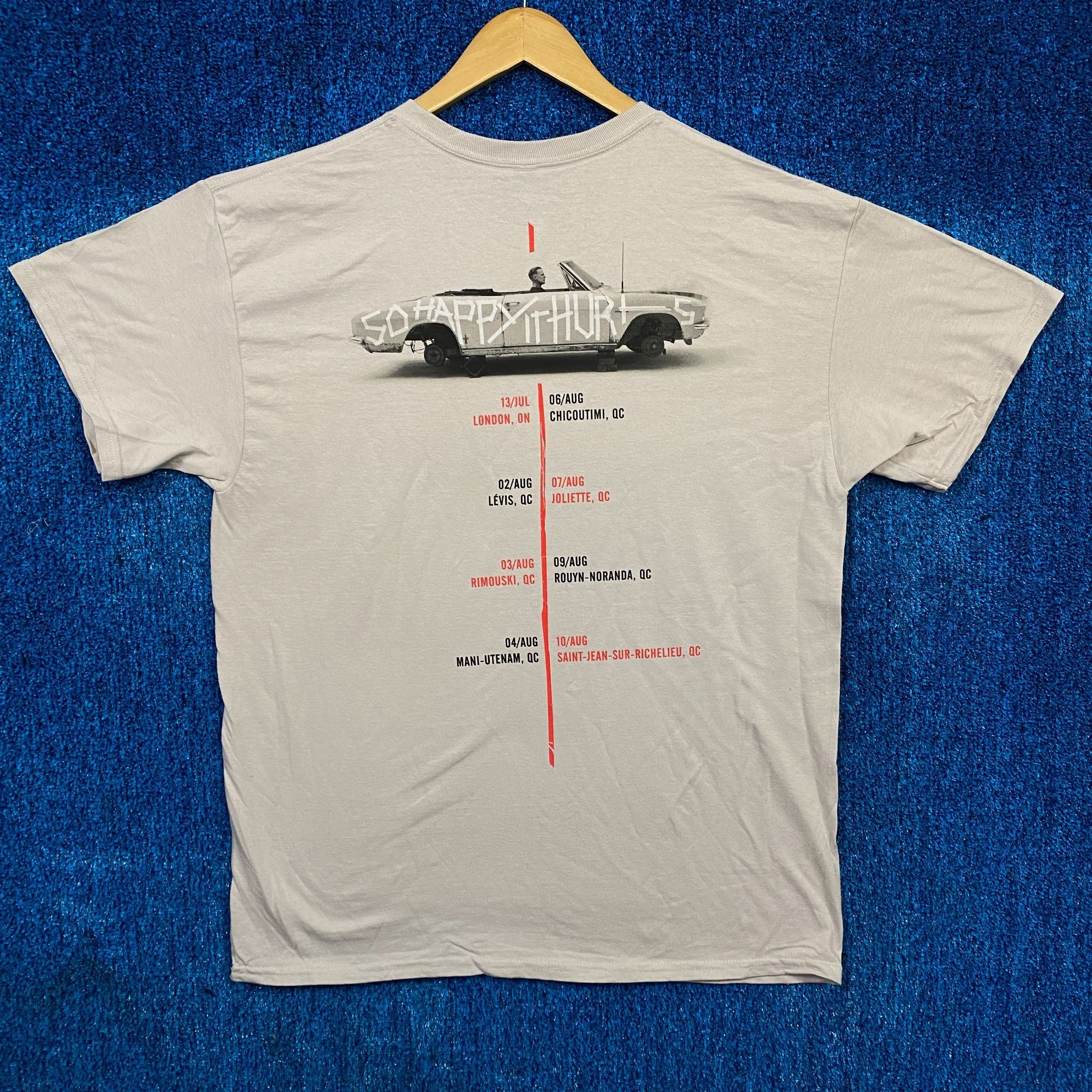 Band Tees Bryan Adams So Happy It Hurts Tour Album Cover Rock Tee L Size US L / EU 52-54 / 3 - 3 Thumbnail