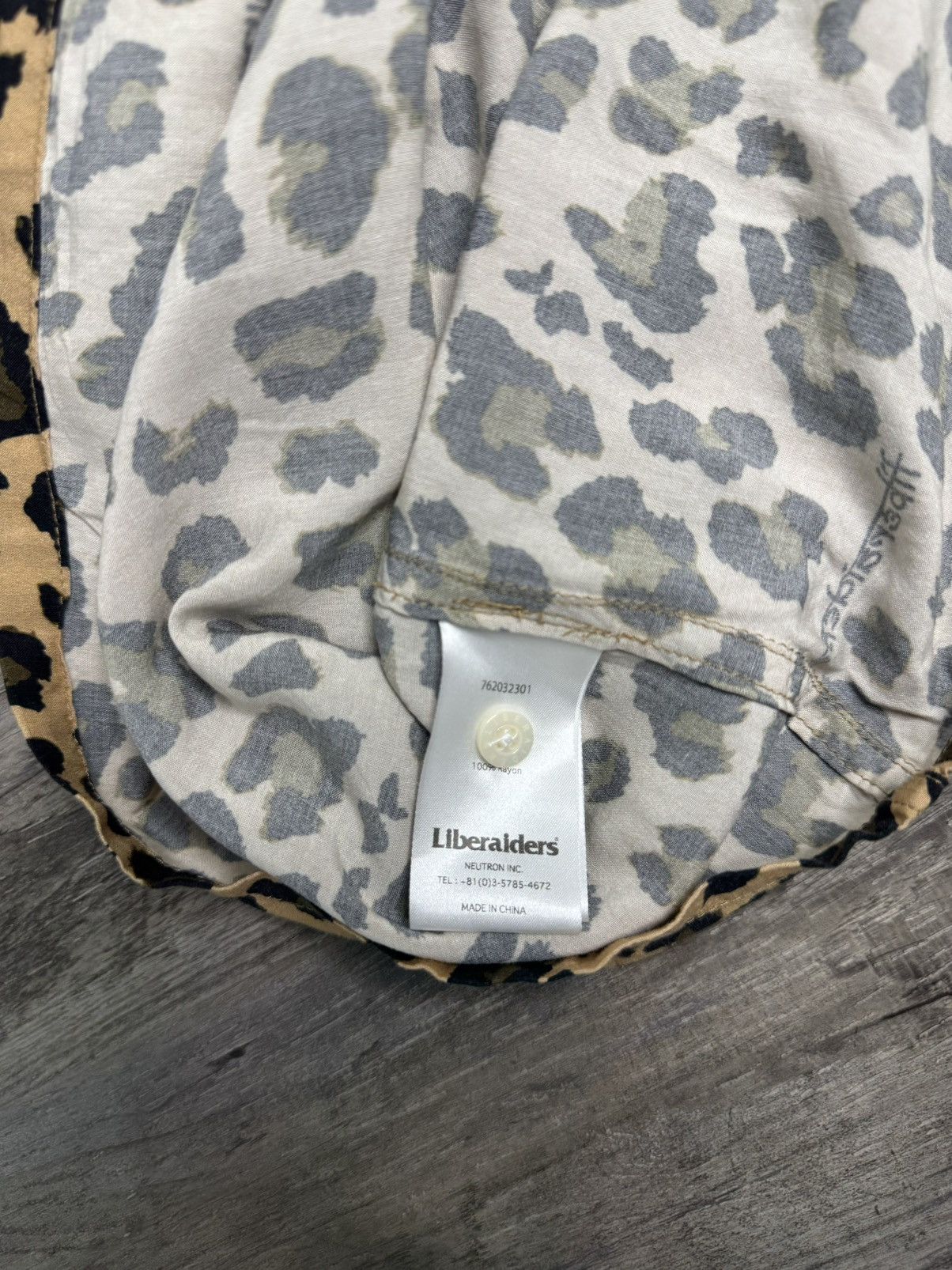 Liberaiders LIBERAIDERS - LEOPARD RAYON SHIRT - LEOPARD Size US S / EU 44-46 / 1 - 4 Thumbnail