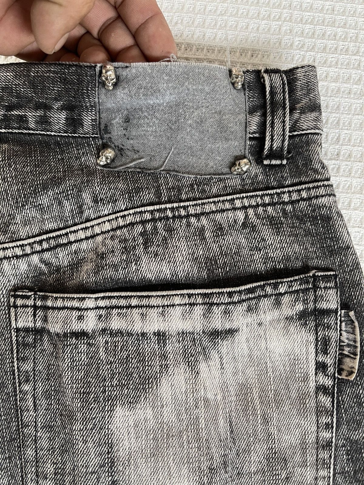 If Six Was Nine Rare🔥Japanese Designer Berning Sho bootcut Jeans Size US 31 - 9 Thumbnail