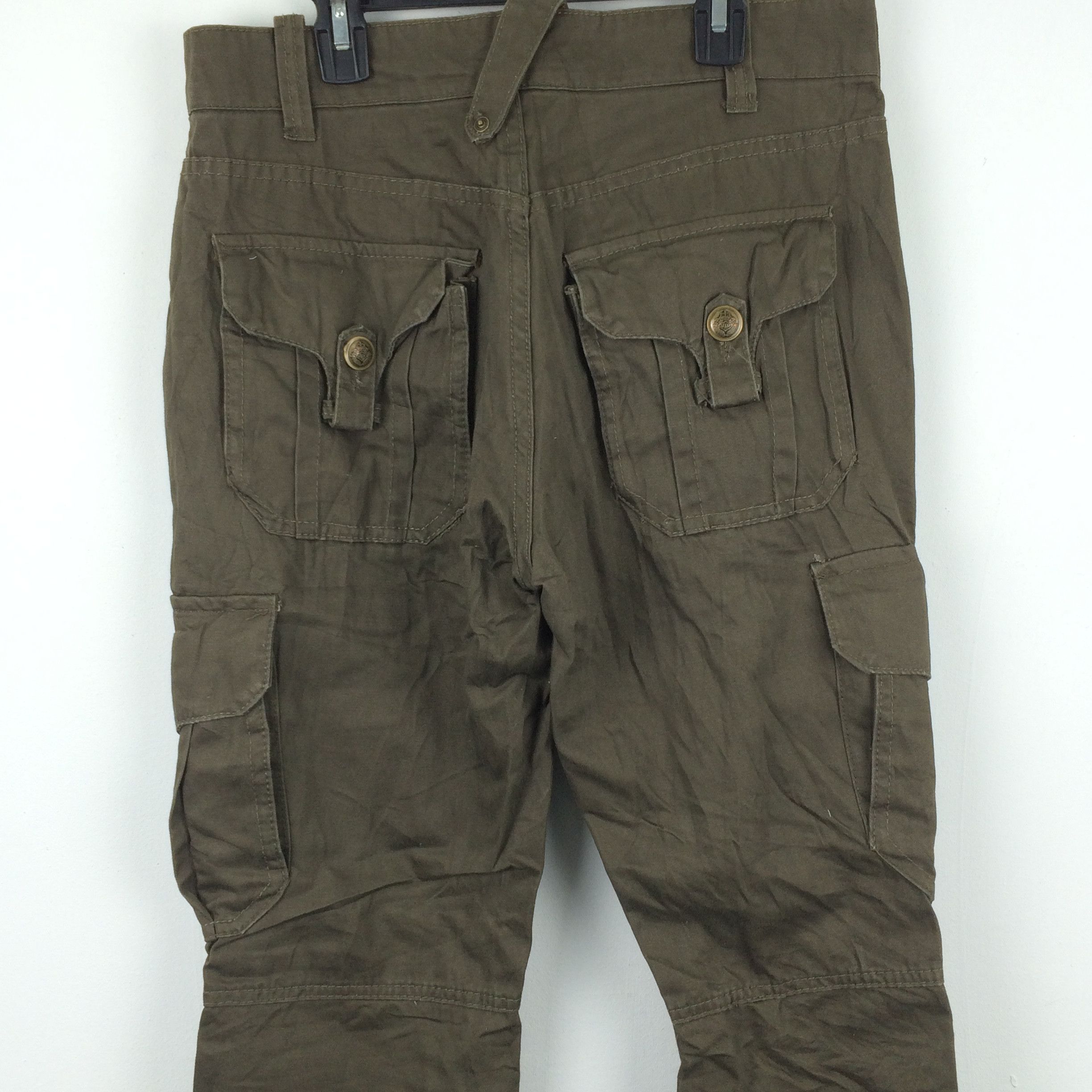 Japanese Brand X9 BALDIA JAPANESE MADE CARGO TACTICAL MILITARY PANTS Size US 31 - 4 Thumbnail