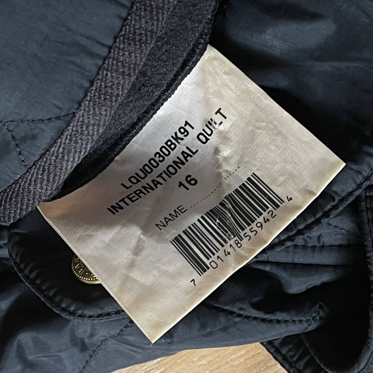 Barbour × Vintage Women’s Quilted Bomber Jacket Barbour International Size 12 Size XL / US 12-14 / IT 48-50 - 9 Thumbnail