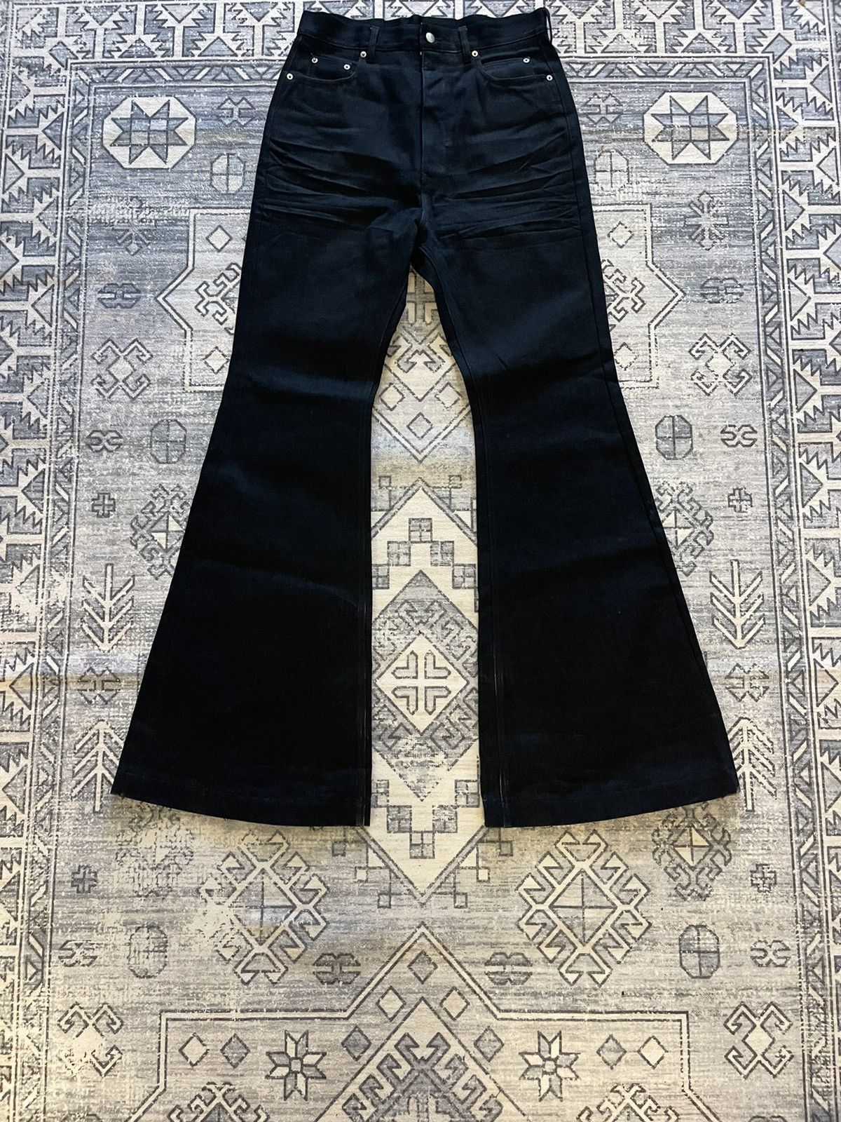 Rick Owens Rick Owens Main label Luxor F/W 23 Bolan flared jeans | Grailed