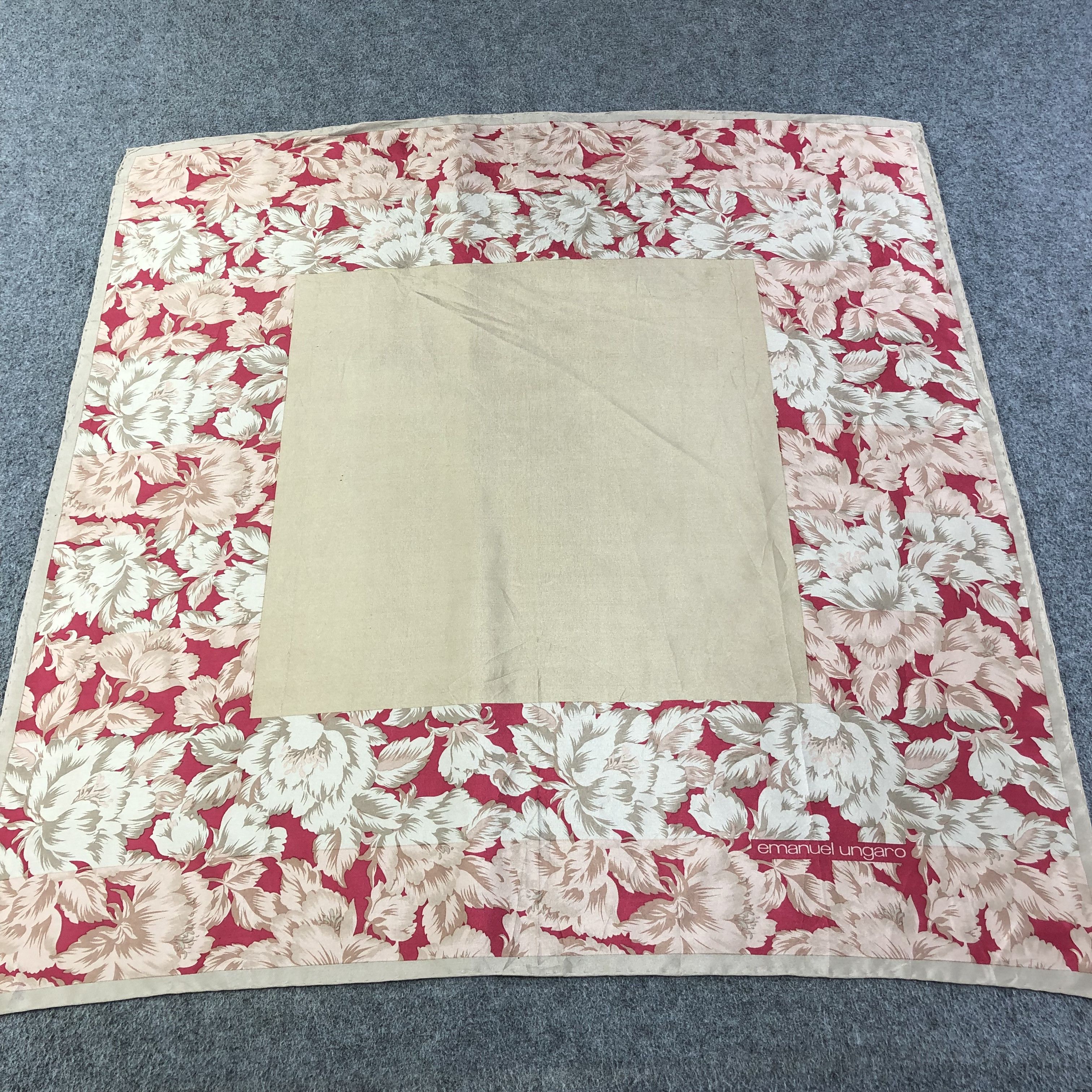 Emanuel Ungaro Vintage Emanuel Ungaro Silk Scarf M788 Size ONE SIZE - 1 Thumbnail