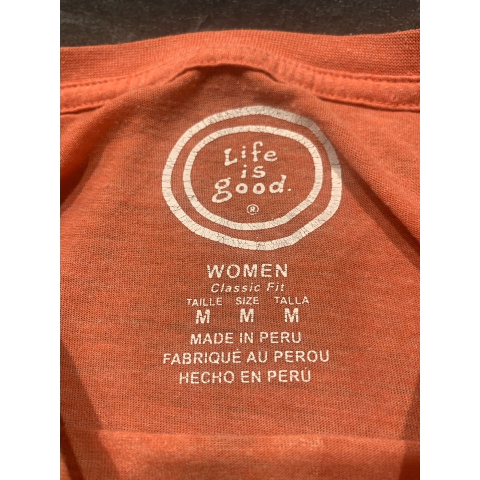 Life is Good VINTAGE Life is Good Women's T-Shirt Retro Peach Medium Size M / US 6-8 / IT 42-44 - 5 Thumbnail