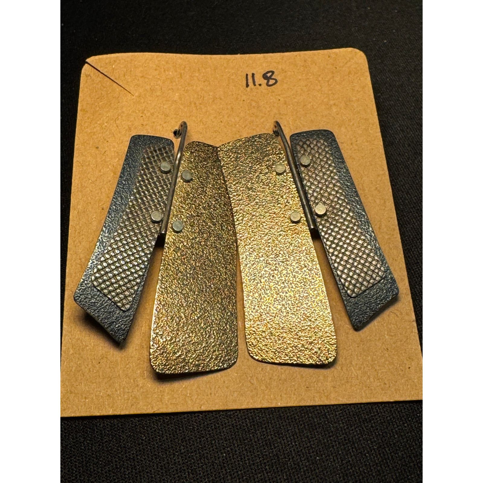 Other Vintage Metal Pierced Dangle Drop Earrings Size ONE SIZE - 1 Thumbnail