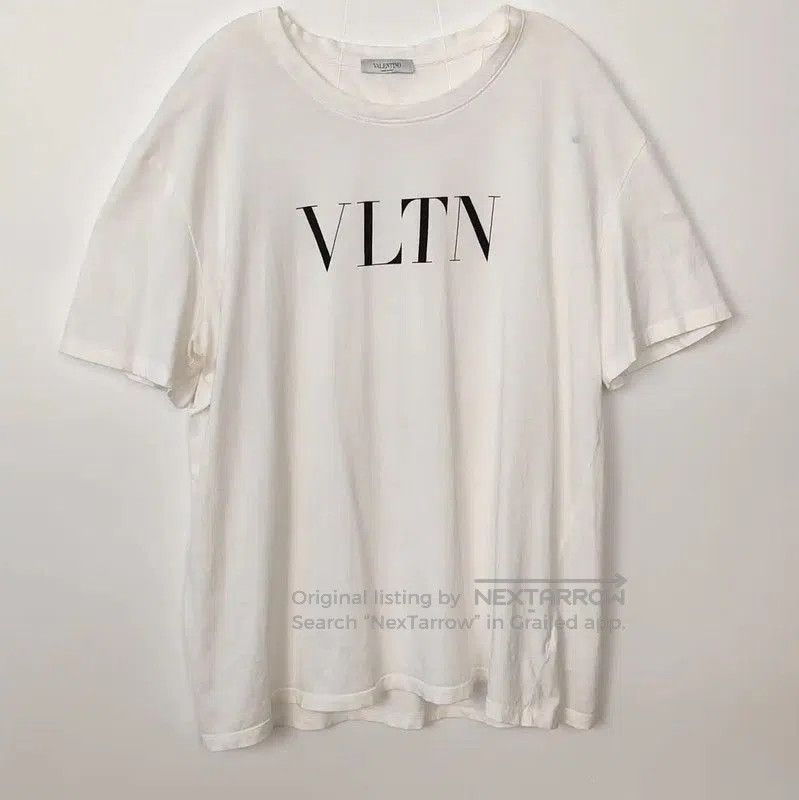 Valentino Valentino White Cotton Logo T-Shirt for Men . Size US XXL / EU 58 / 5 - 1 Thumbnail