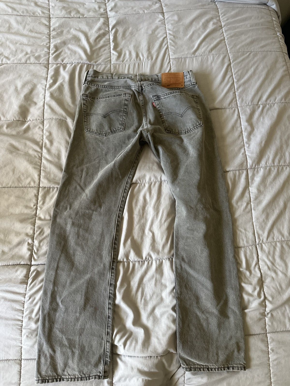 Levi's Vintage Clothing Levi gray washed jeans Size US 31 - 1 Thumbnail