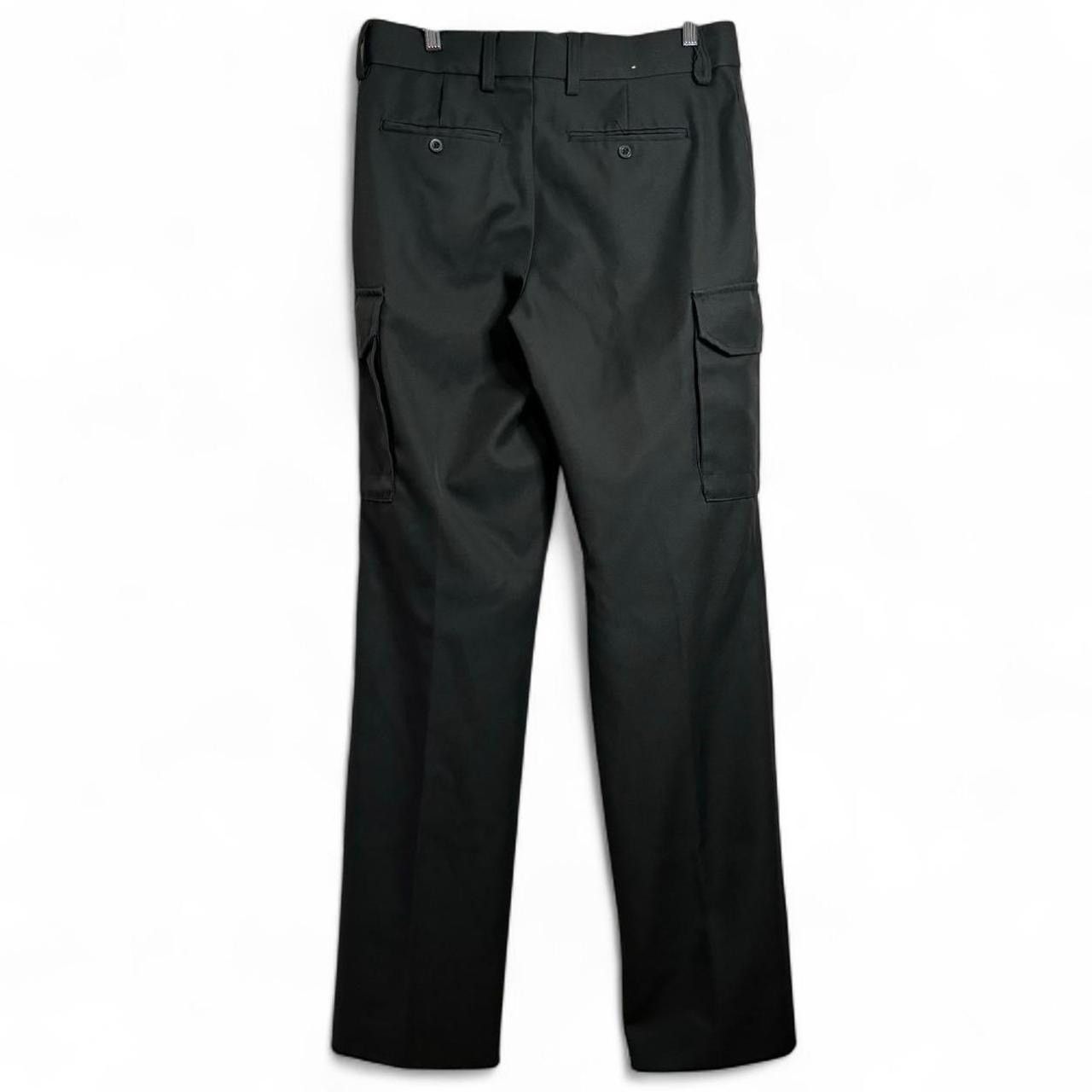 Vintage Vintage 90s Khaki Green Work Pleated Cargo Pants Size US 34 / EU 50 - 5 Thumbnail