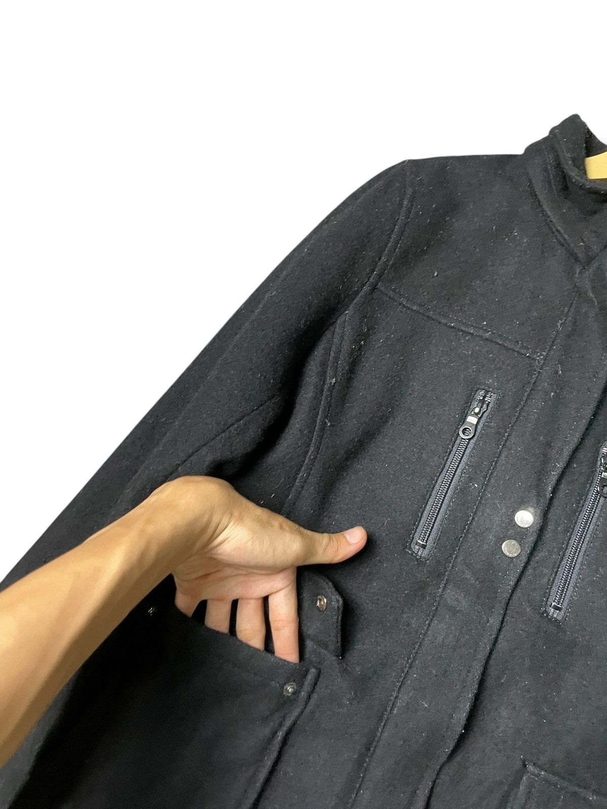 Comme Ca Ism × Japanese Brand Comme Ca Ism Multi pocket Wool Jacket (70) Size US XXS / EU 40 - 5 Thumbnail