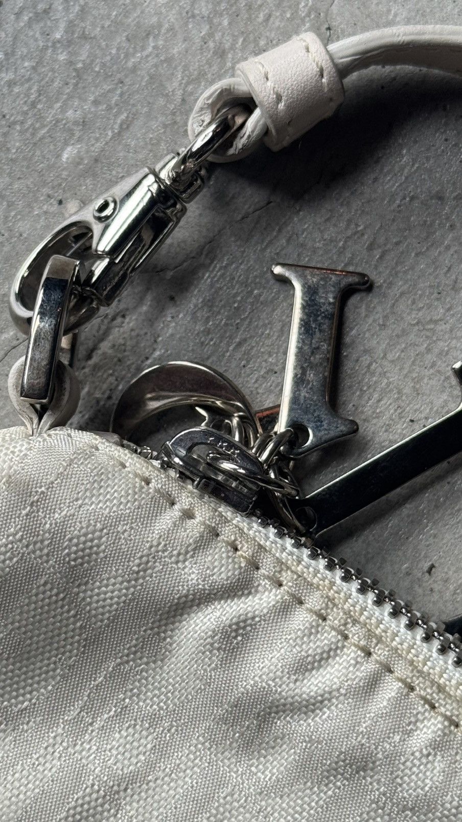 Dior Christian Dior Trotter Charm SmallHandbag PouchWhite Vintage Size ONE SIZE - 6 Thumbnail