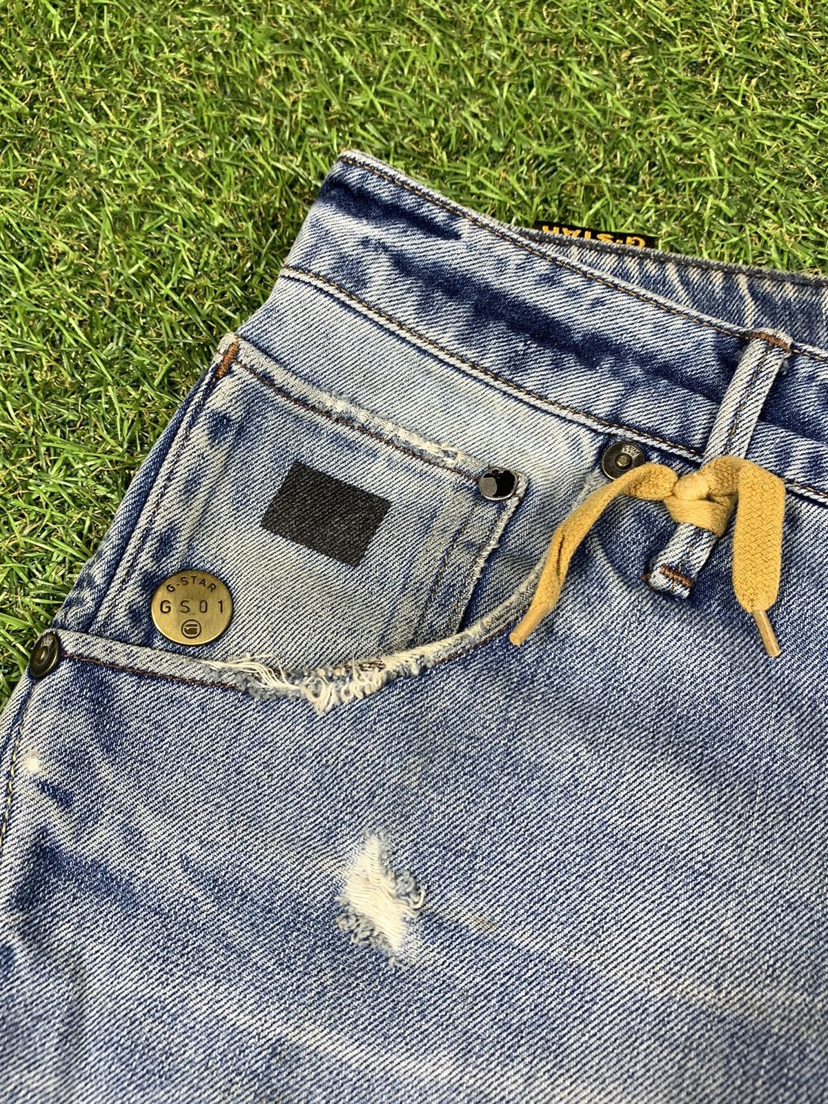 G-Star Vintage G star raw denim jeans japanese y2k size 36x34 Size US 36 / EU 52 - 3 Thumbnail