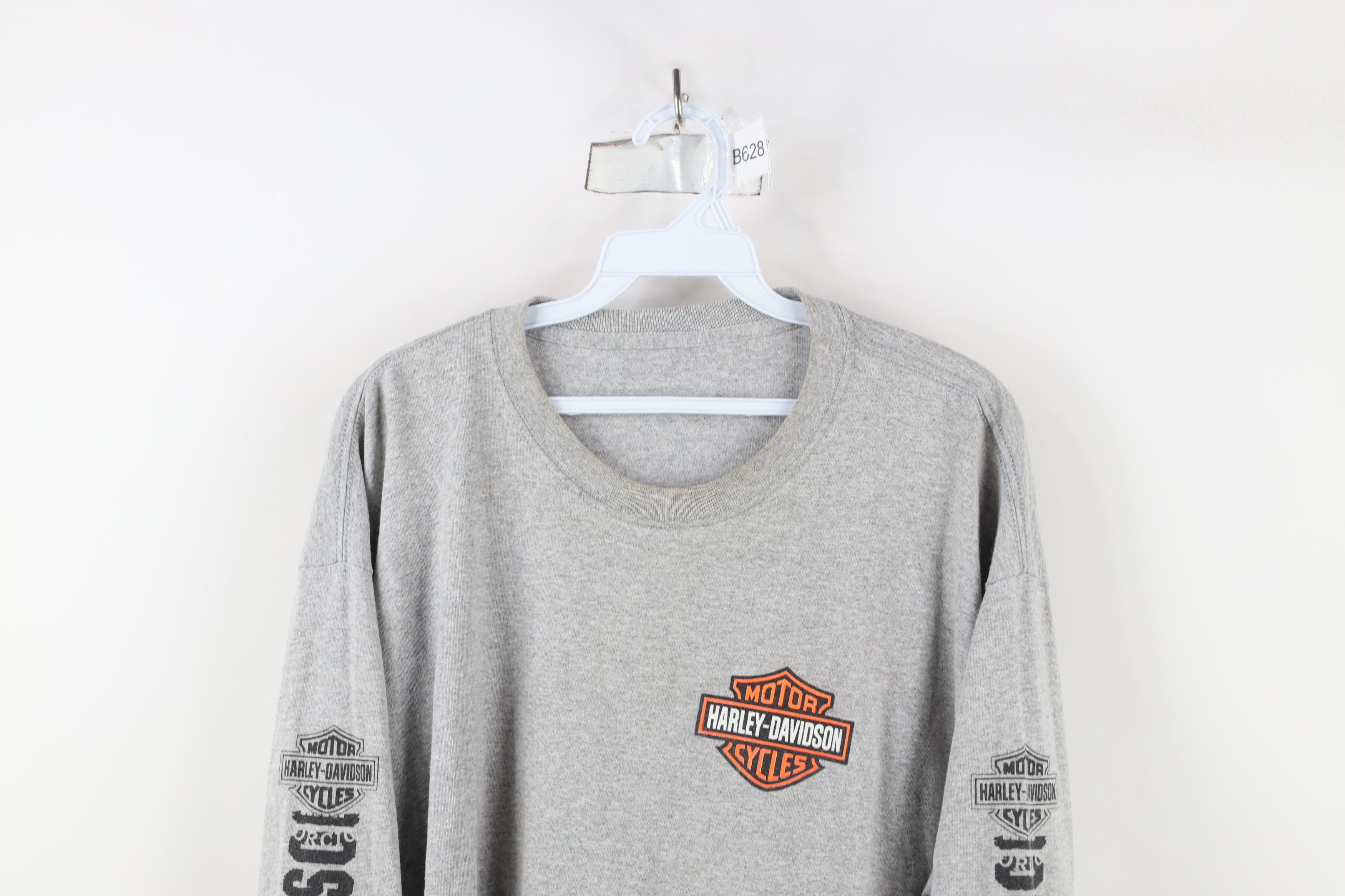 Harley Davidson × Vintage Vintage Y2K Harley Davidson Mexico Long Sleeve T-Shirt Gray Size US XL / EU 56 / 4 - 2 Thumbnail