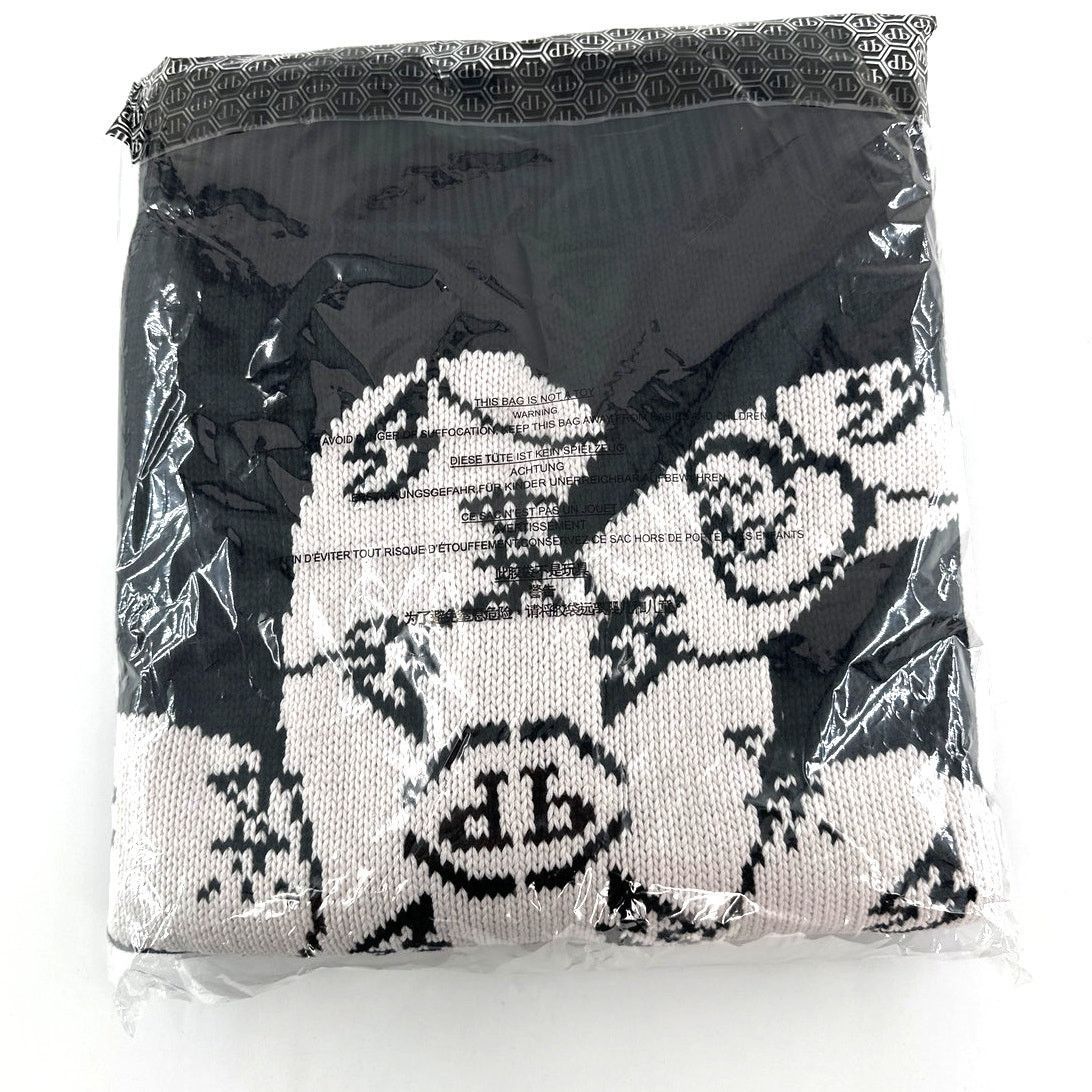 Philipp Plein Philipp Plein Blk Teddy Bear Round Neck Pullover Sweater XXL Size US XXL / EU 58 / 5 - 5 Thumbnail