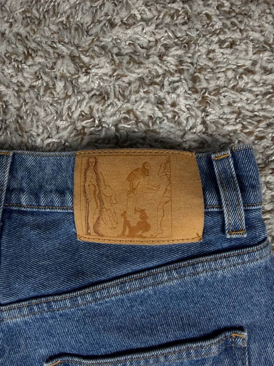 Martine Rose Martine Rose Printed Names Straight Leg Denim Jeans Size US 29 - 10 Thumbnail