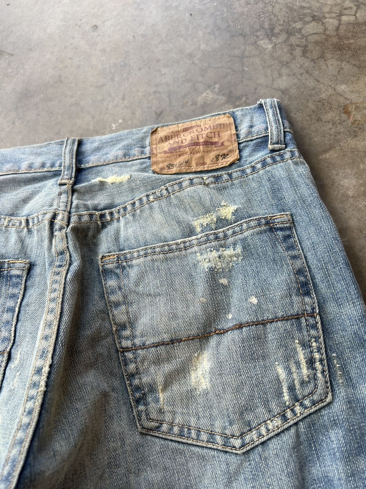 Abercrombie & Fitch × If Six Was Nine × Japanese Brand 💥Flare💥Vintage Abercrombie & Fitch Distress Jean Size US 31 - 18 Thumbnail