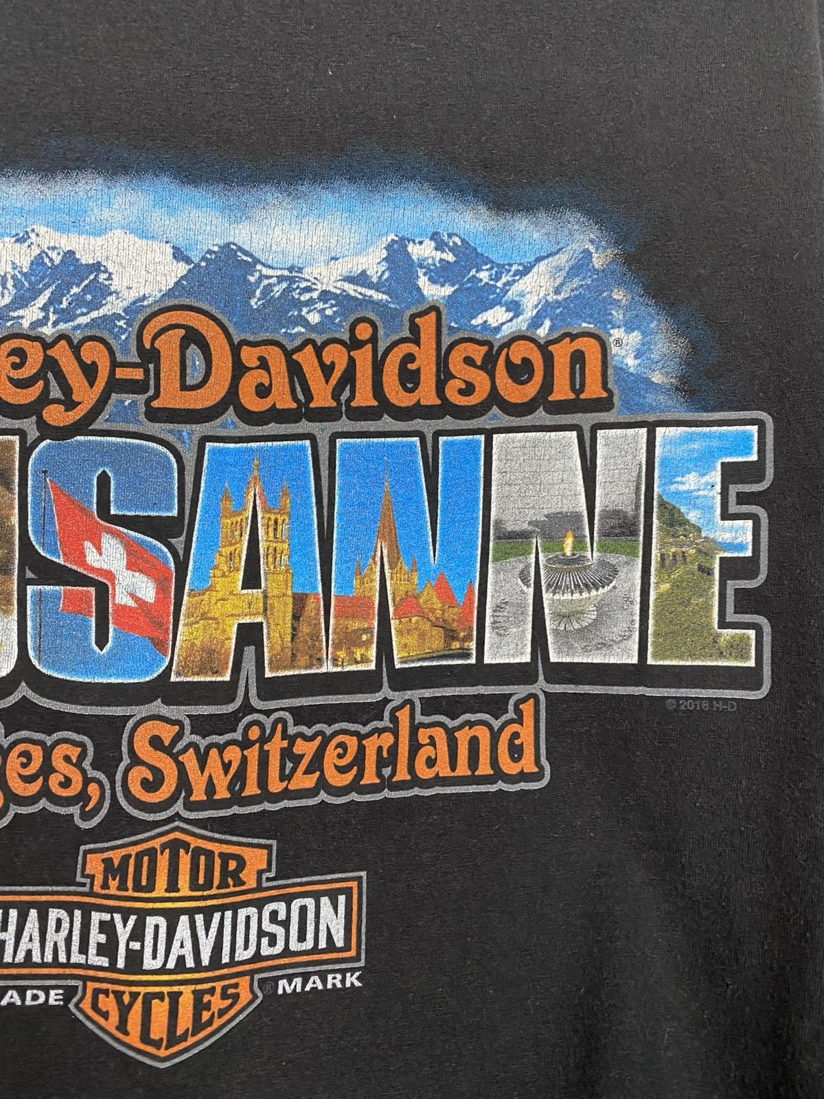 Other Harley Davidson Lausanne Morges Switzerland t shirt Black L Size US L / EU 52-54 / 3 - 22 Thumbnail