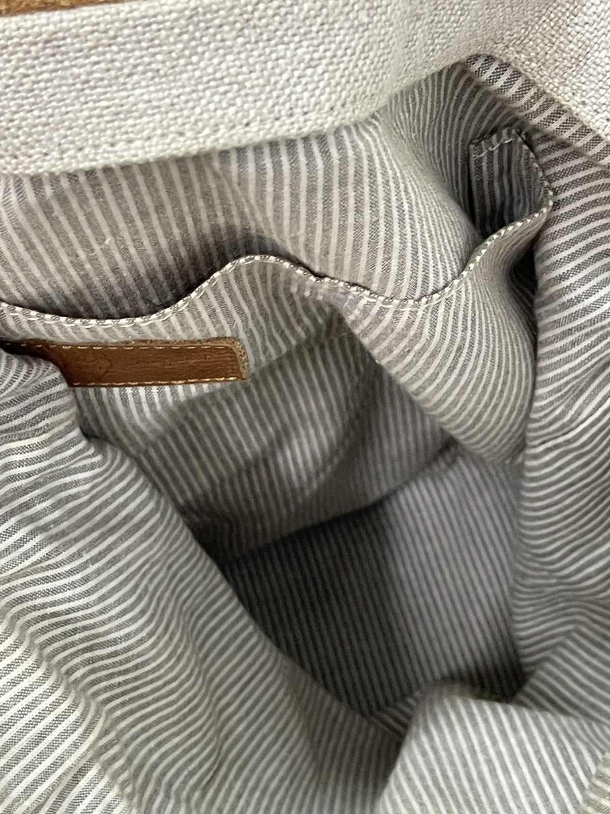 Japanese Brand Linen and Leather Arome de Muguet Messenger Bag Size ONE SIZE - 20 Thumbnail