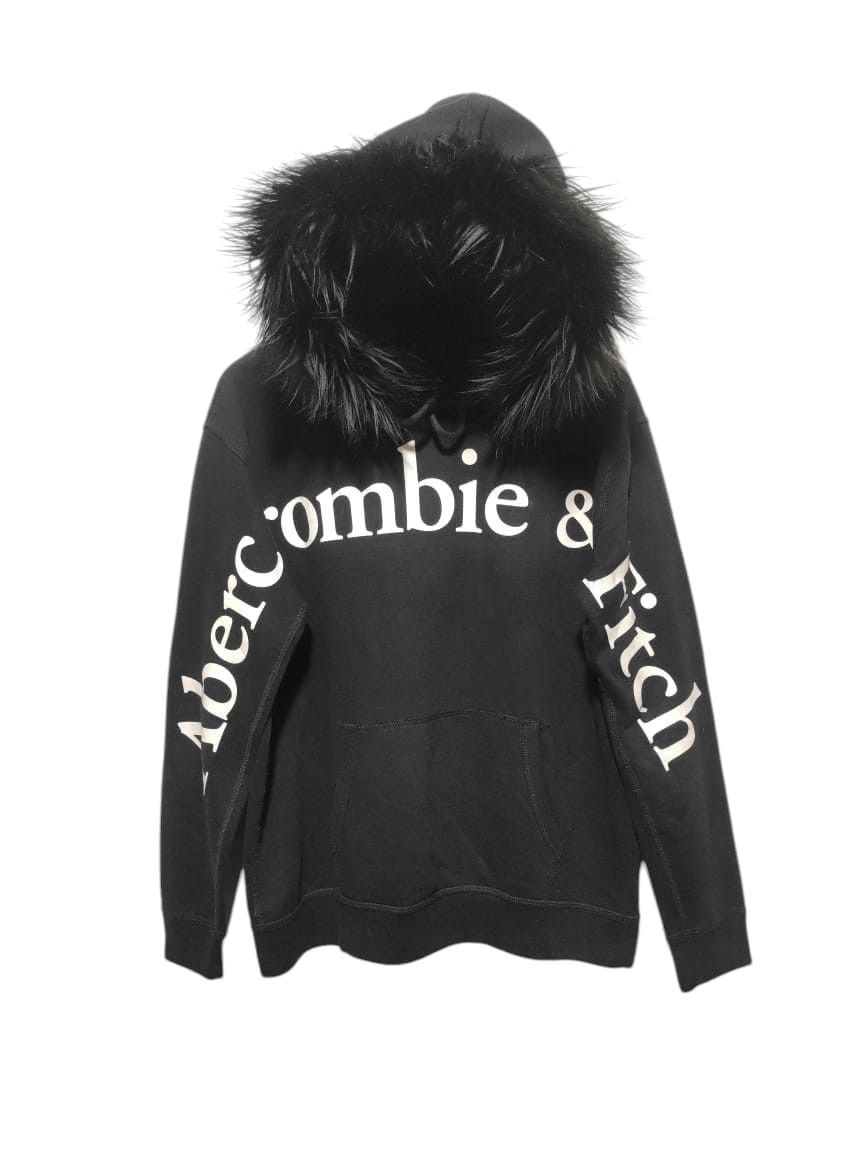 Abercrombie & Fitch Abercrombie & Fitch big logo fur hoodie LGB style Size US M / EU 48-50 / 2 - 1 Thumbnail