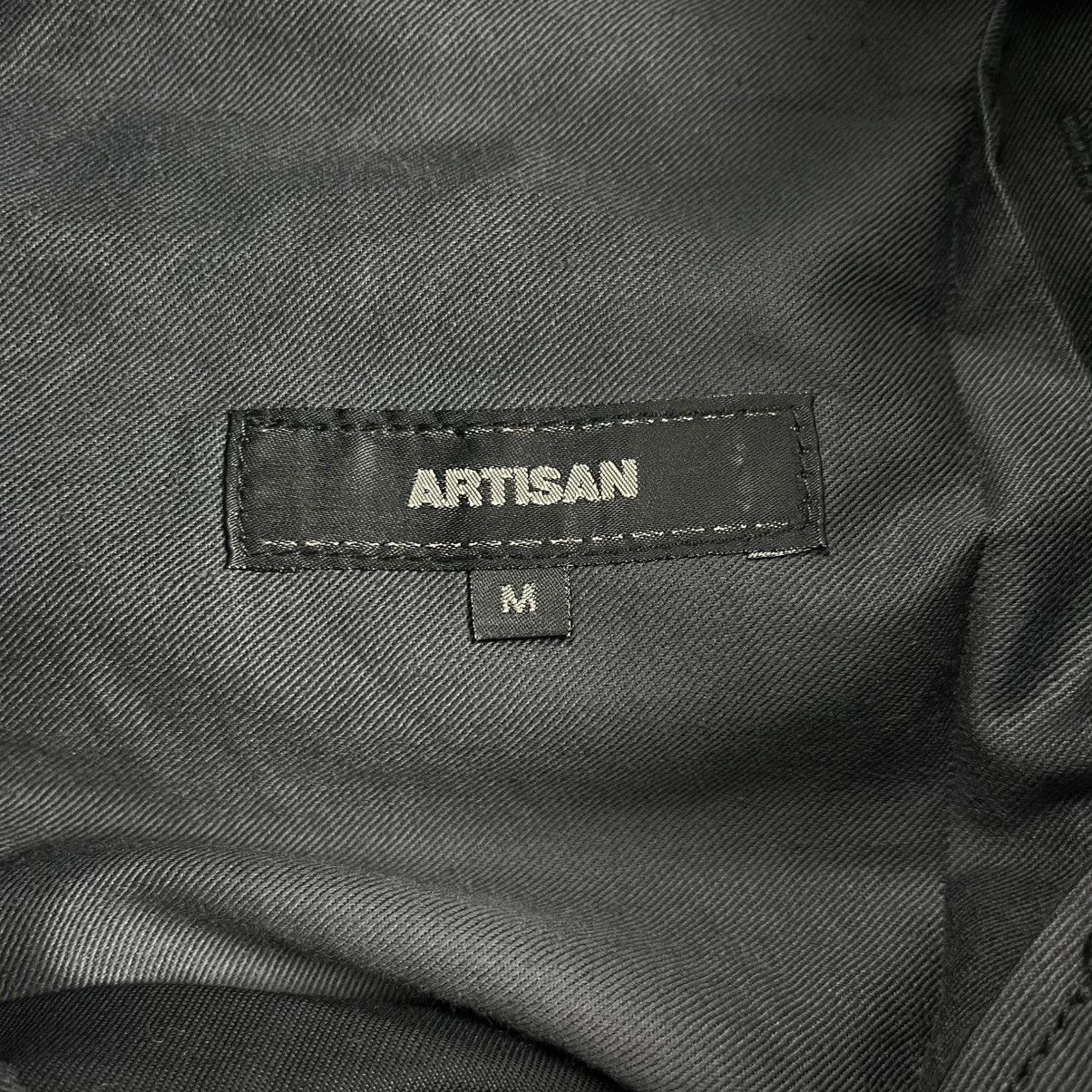 14th Addiction 2005 Artisan - Riri Zips Bad Boy Mix Velour Biker Pants Size US 30 / EU 46 - 9 Thumbnail